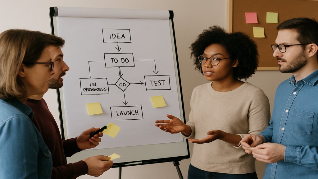 Ein Workshop zur Verbesserung von Agentur Prozessen.