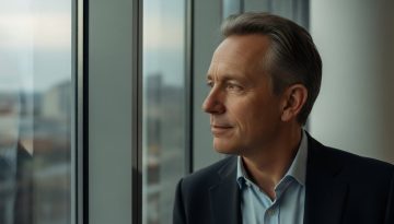 Ein Agenturinhaber plant seine Exit-Strategie mit Blick auf die Zukunft.