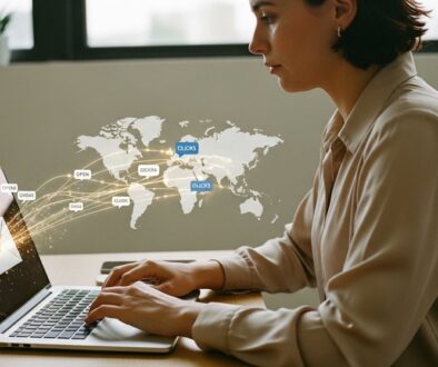 Ein Vertriebsexperte analysiert mit einem E-Mail-Tracking-Tool die Interaktionen seiner Empfänger weltweit.