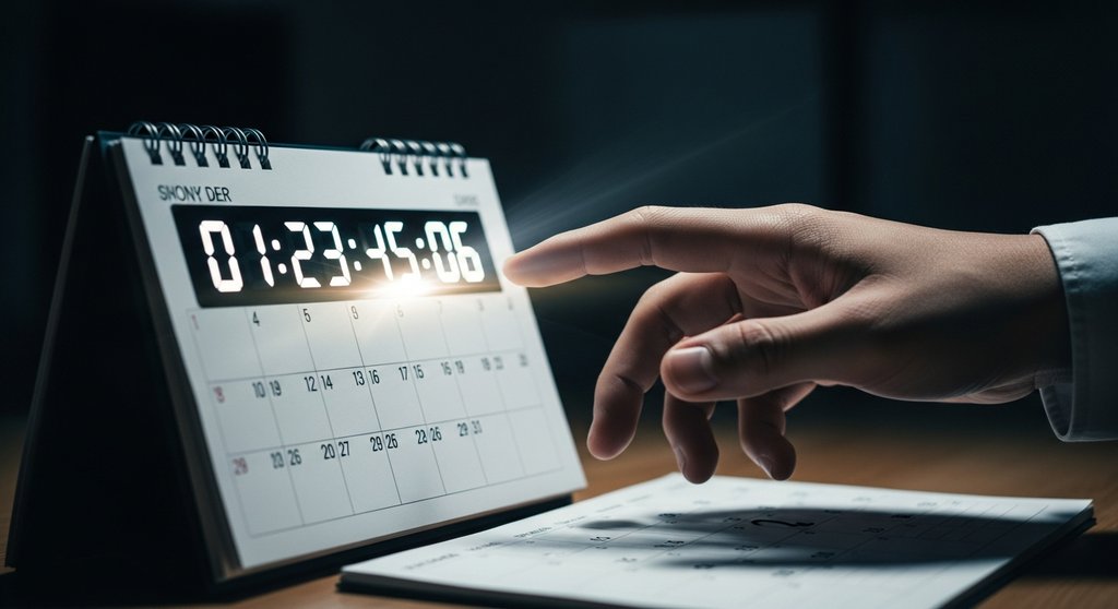 Konzeptbild zum Thema Preisverknappung, das Dringlichkeit und eine zeitlich begrenzte Chance symbolisiert.